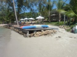 View of the Koh Kood Resort Private Beach